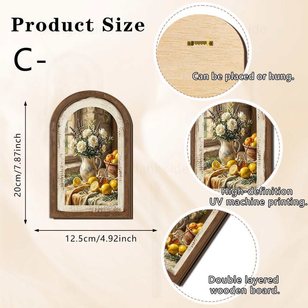 Wall decoration with lemon pattern Stornfield