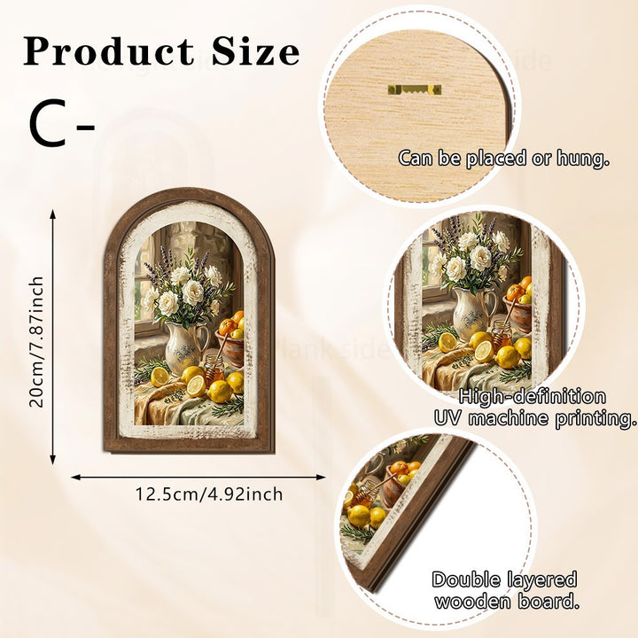 Wall decoration with lemon pattern Stornfield