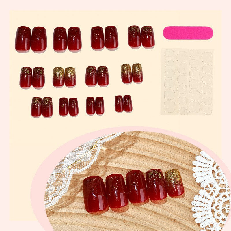 Artificial nail tips with ombre design Stornfield