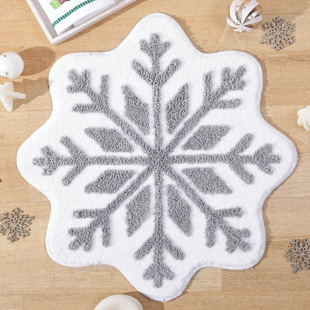 Decorative Snowflake Area Rug