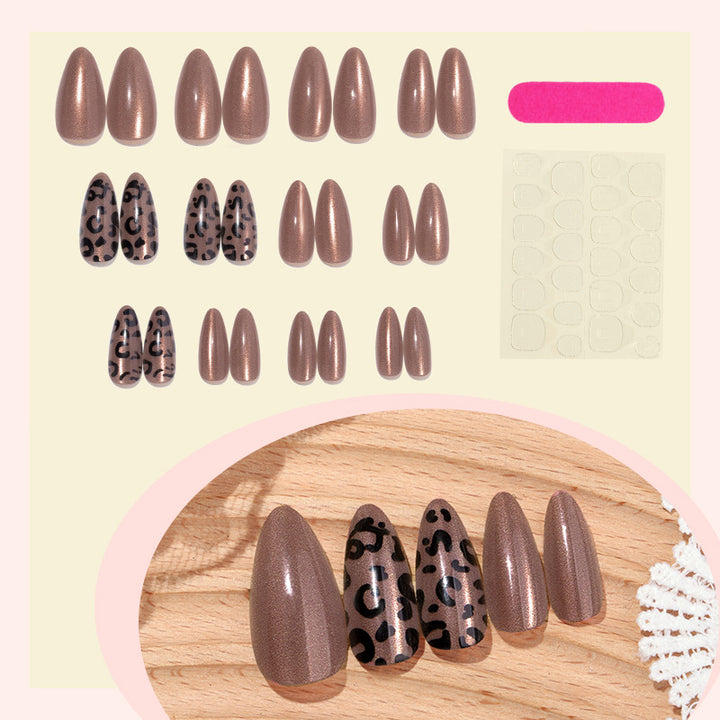 Decorative Leopard Print Press-On Nail Set Stornfield