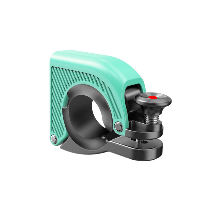 compact handlebar bell clamp with quick release knob Stornfield