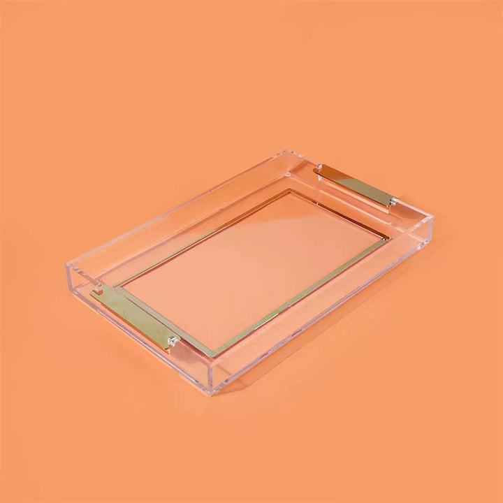 Elegant Acrylic Decorative Serving Tray