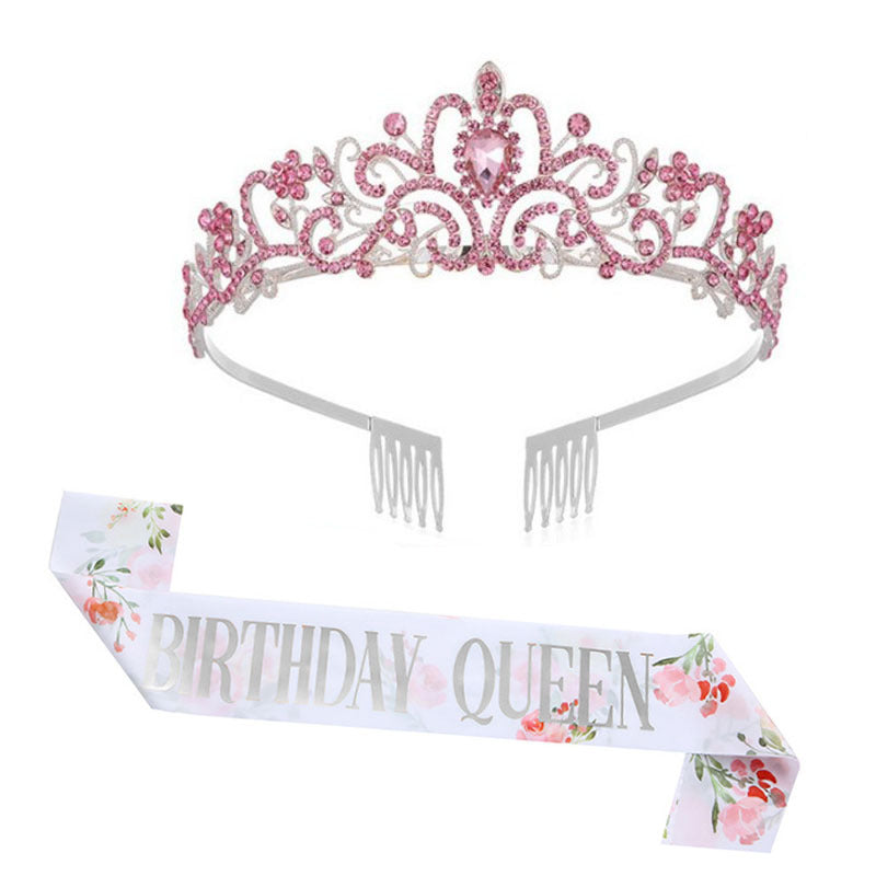 Women's Festive Crown with Elegant Sash Stornfield