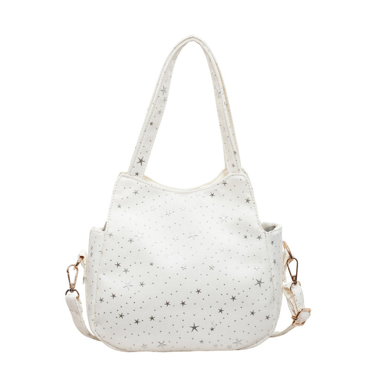 WoStar-Patterned Canvas Hobo Bag Stornfield