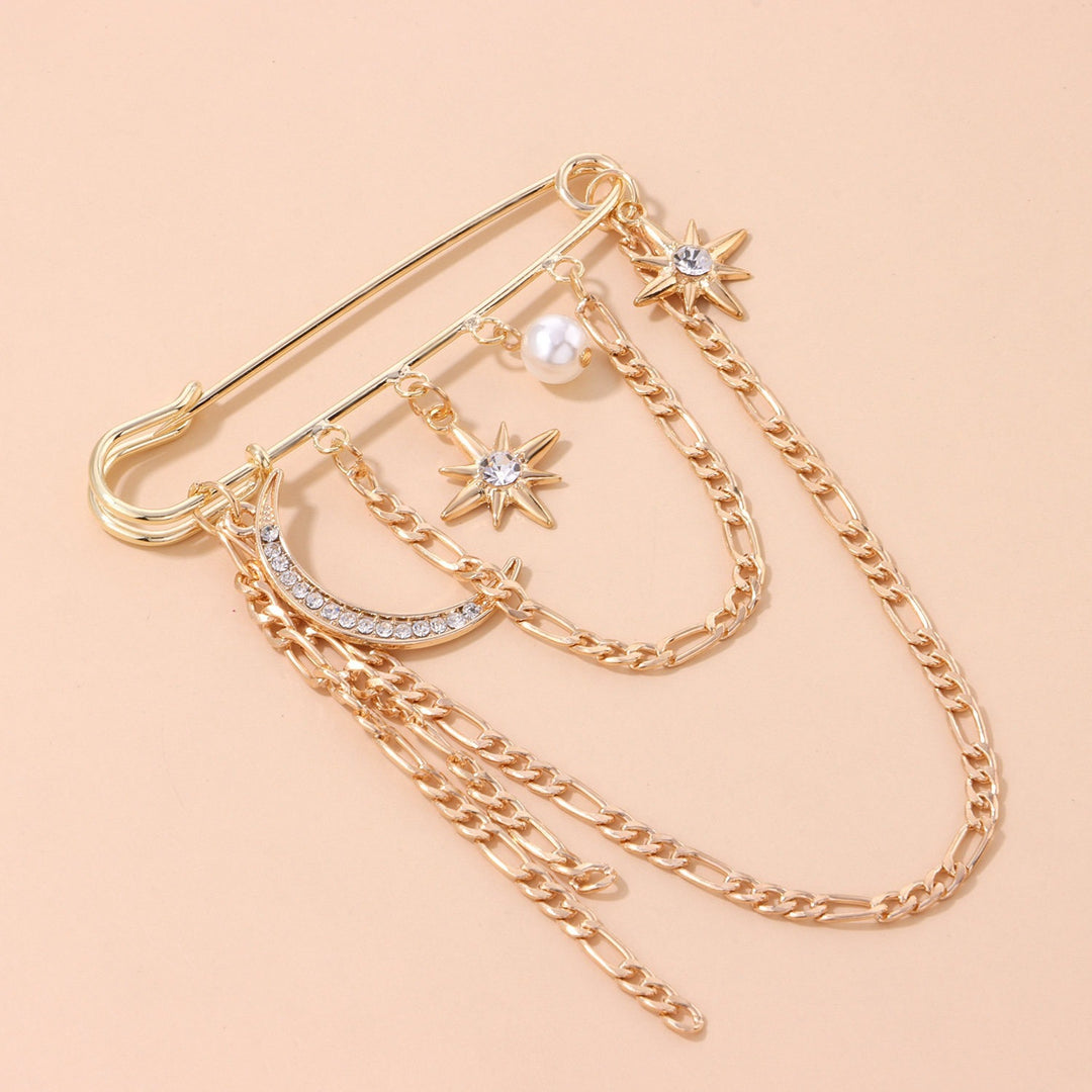 Glamorous Chain Brooch Stornfield