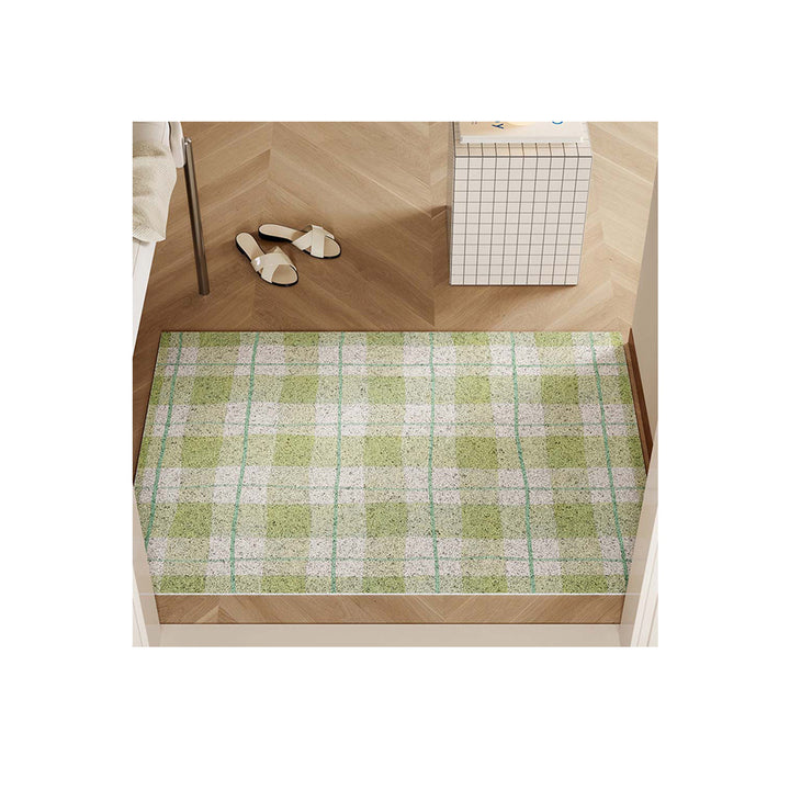 Non-Slip Checkered Bath Mat