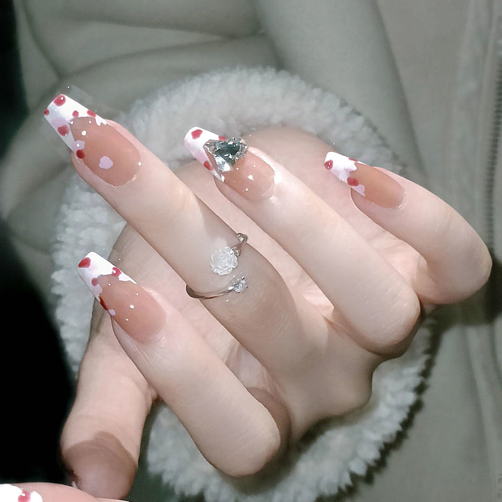 Artistic Heart Design Press-On Nails Stornfield