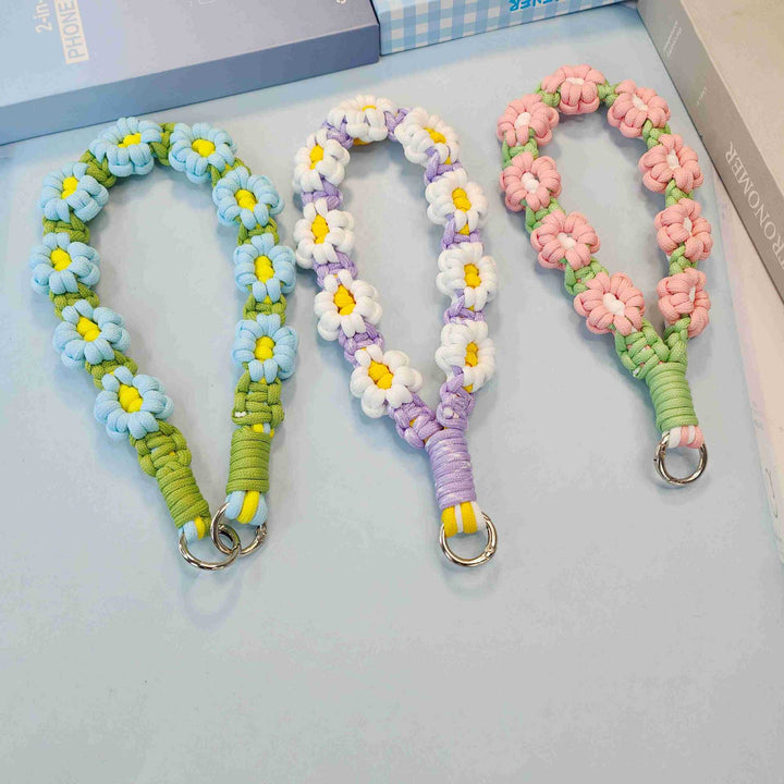 Floral Patterned Decorative Keychain Holder Stornfield