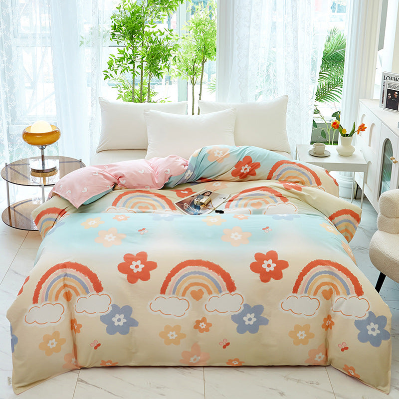 Elegant Floral Patterned Duvet Cover Set