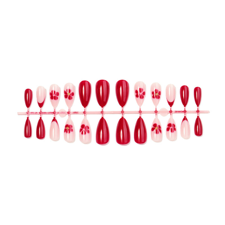 Artistic Floral Press-On Nail Set Stornfield 1788495052