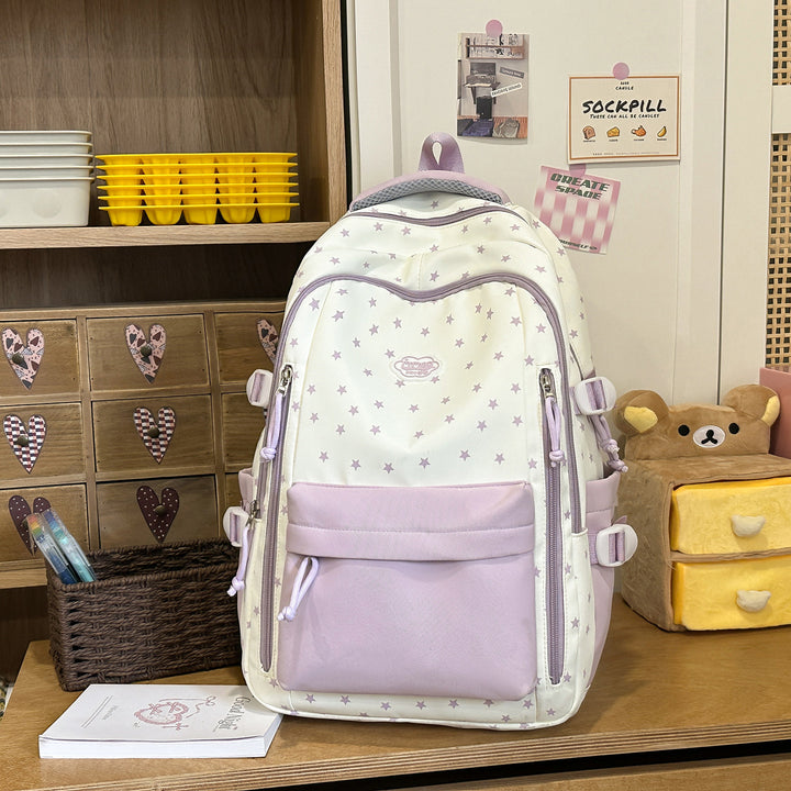 Creative Star-Printed Casual Backpack Stornfield