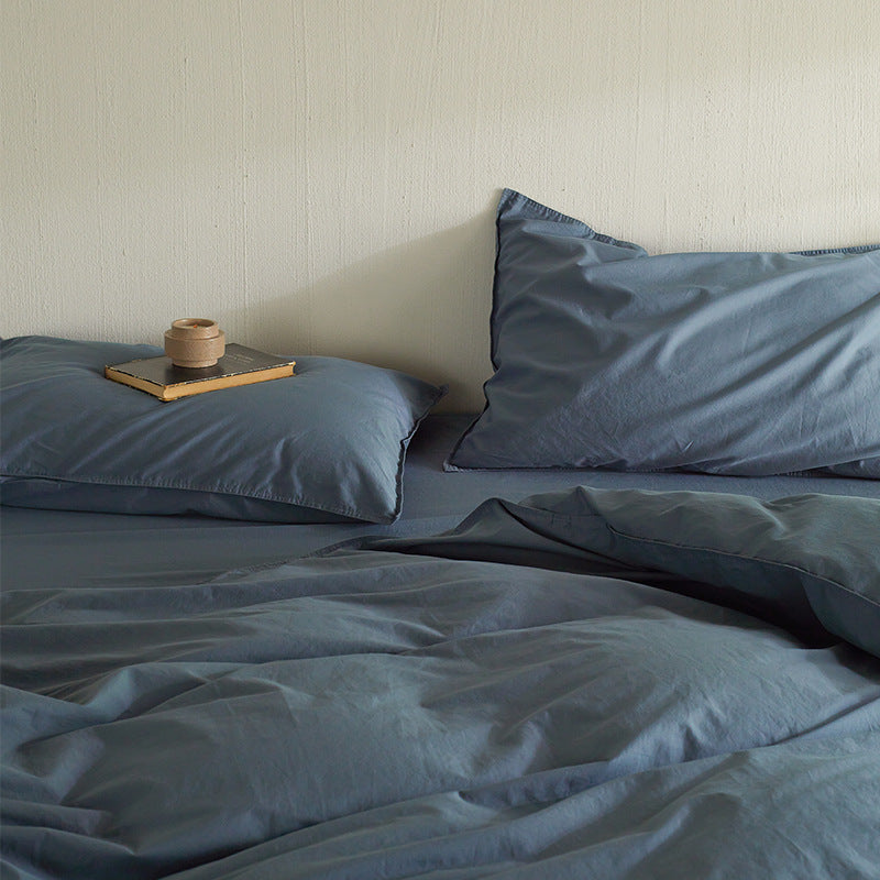 Washed Linen Duvet Cover and Pillowcase Set