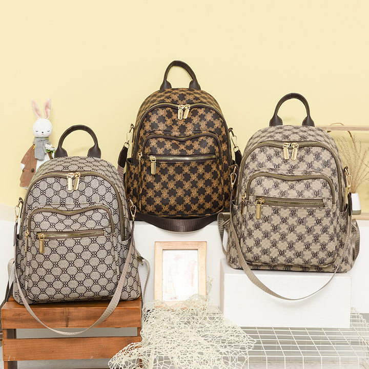Chic Multi-Pocket Quilted Backpack Stornfield