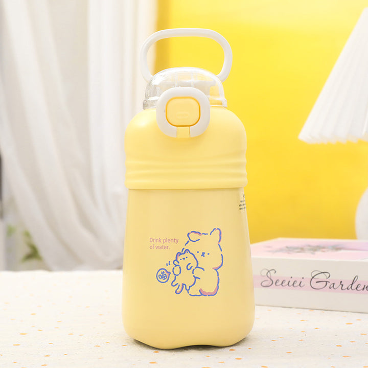 Women Practical Water Bottle with Innovative Push-Button Closure Stornfield