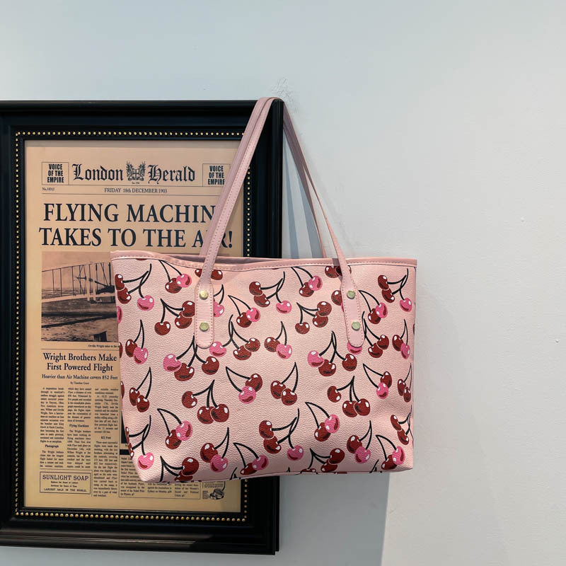 WoPlayful Cherry Patterned Tote Bag Stornfield