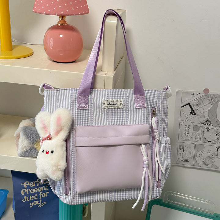 Multi-Functional Striped Backpack Stornfield