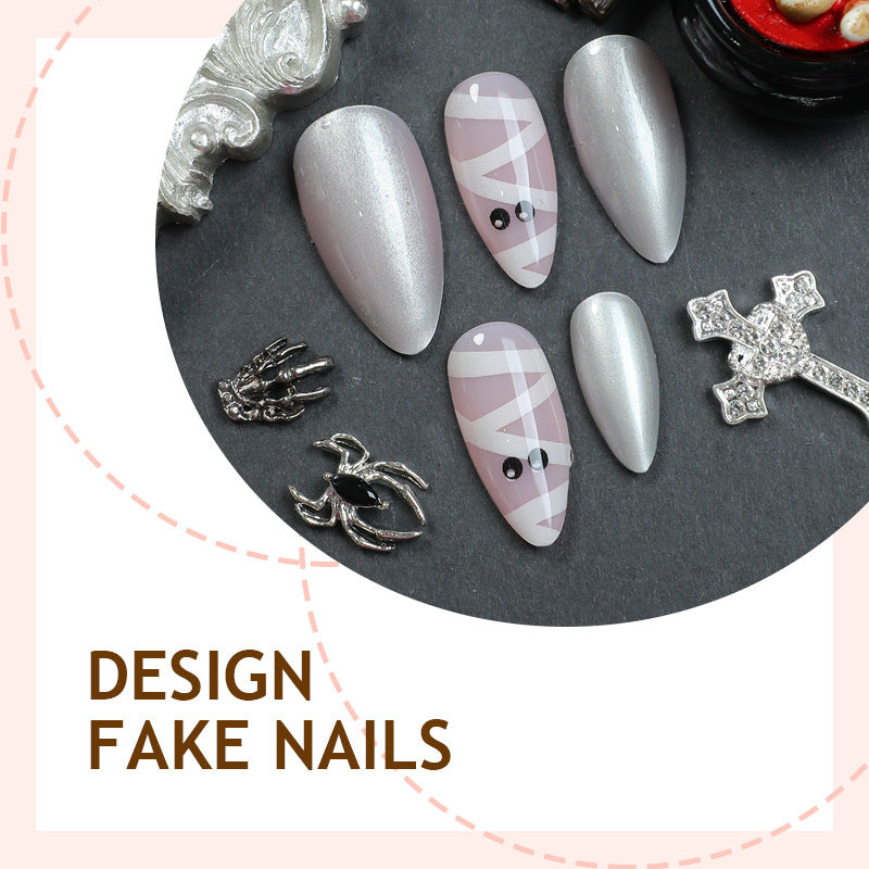 Nail set with creative ballet designs Stornfield