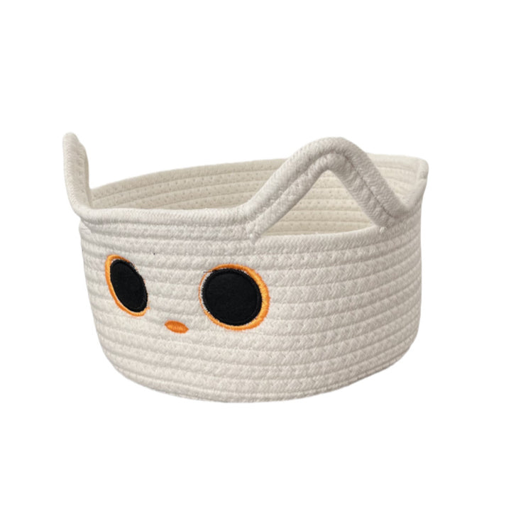 Ladies Playful Storage Basket with Cat Design Stornfield