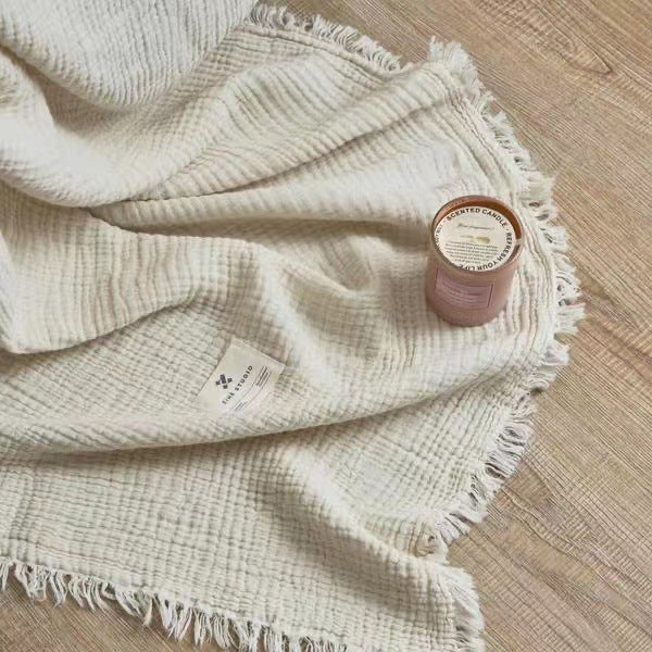 Women's cozy waffle textured blanket Stornfield