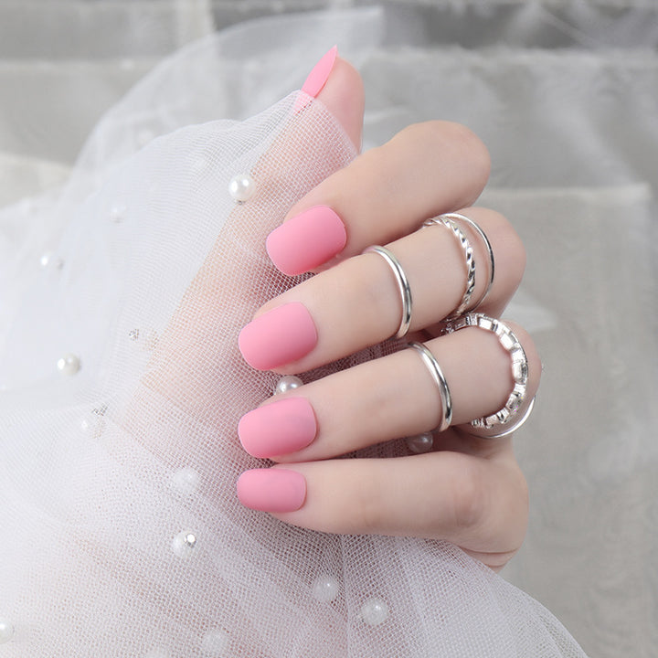Matte Press-On Nail Set Stornfield