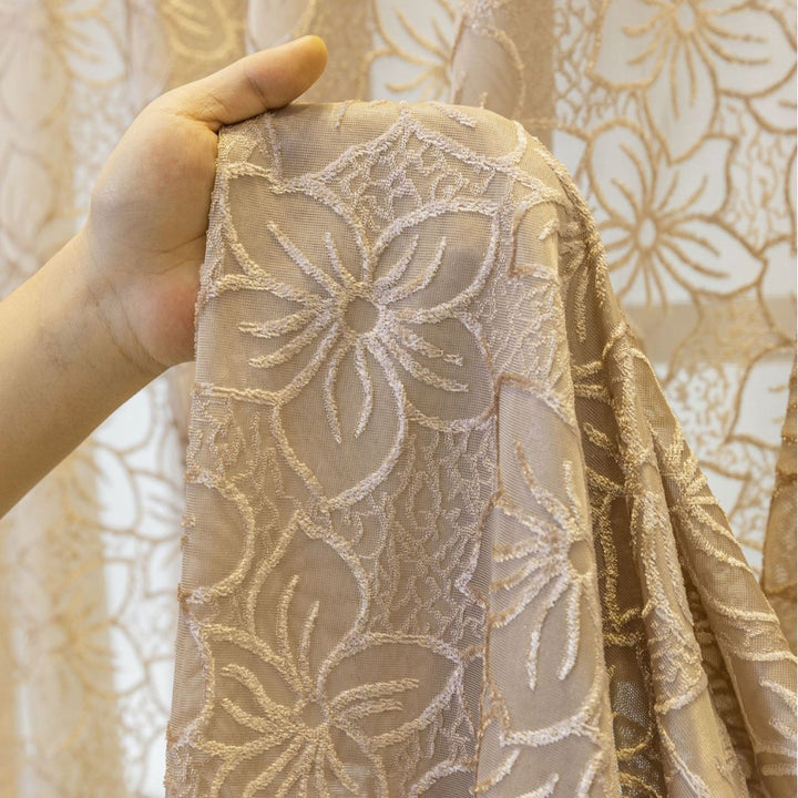 WoFloral Lace Curtain Stornfield