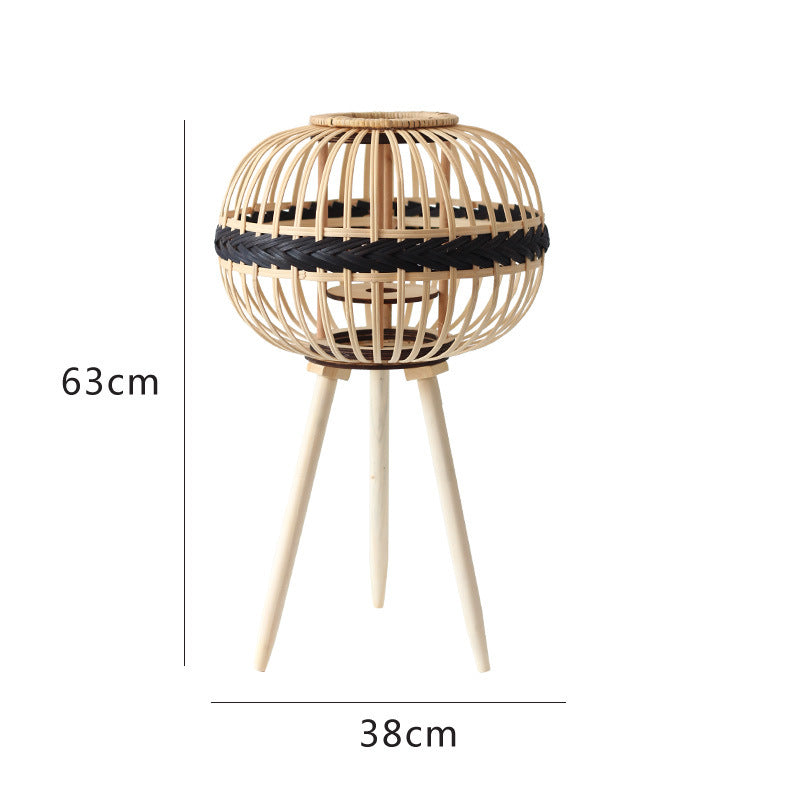 Decorative Rattan Lantern Stornfield