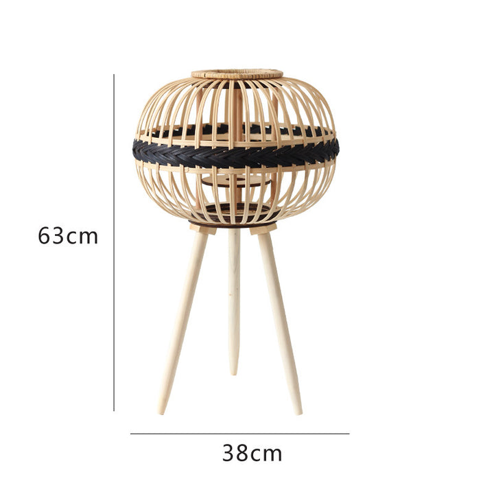 Decorative Rattan Lantern Stornfield