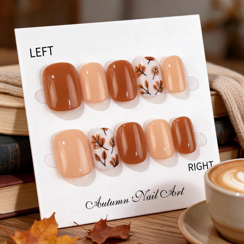 Botanical Press-On Nail Art Set
