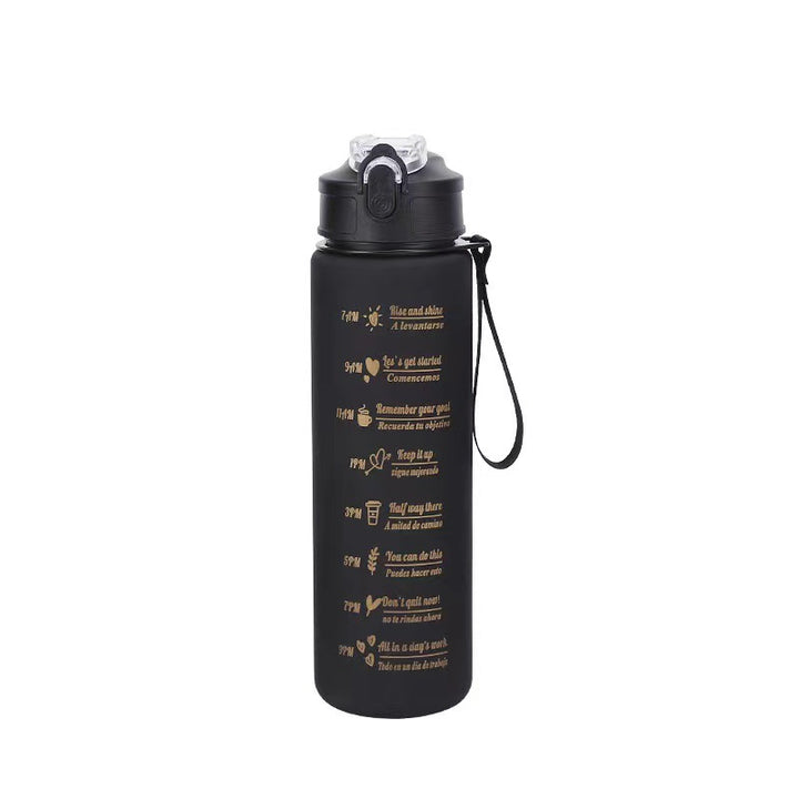 Women's Motivation Water Bottle with Integrated Time Marking Stornfield
