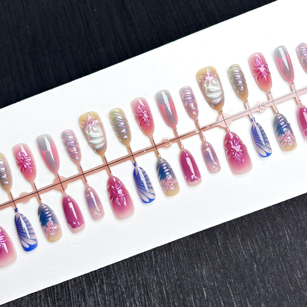 Elegant Ombre Art Press-On Nails