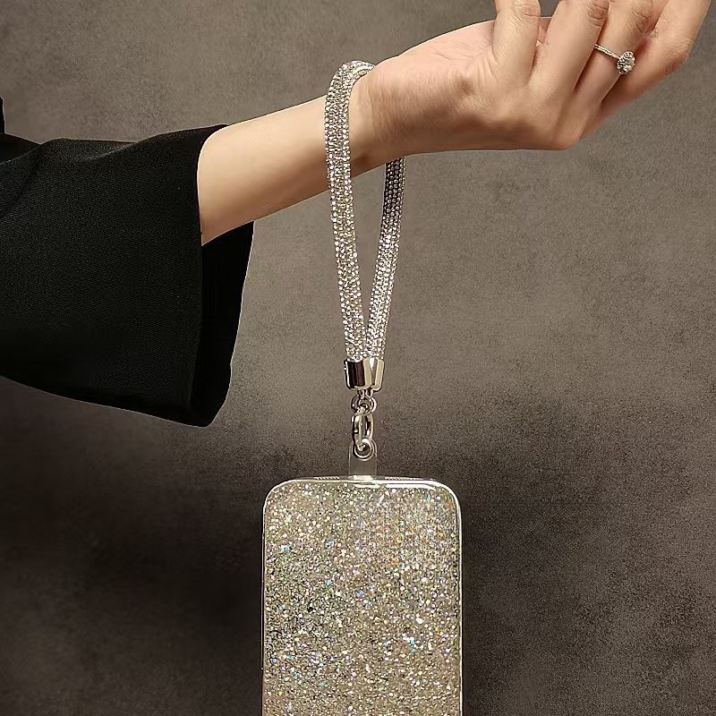 Rhinestone-Accented Handbag Strap Stornfield