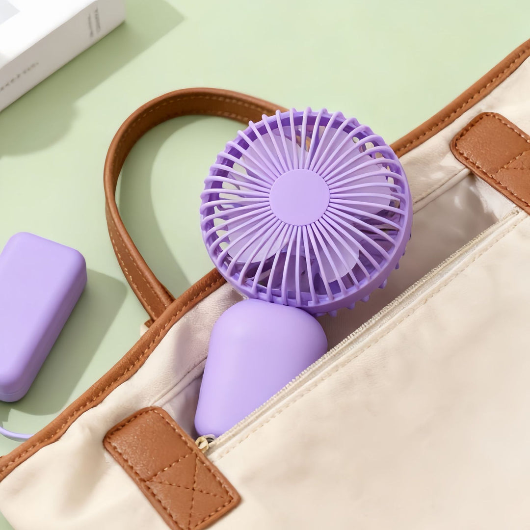 Unisex handheld fan in playful design Stornfield