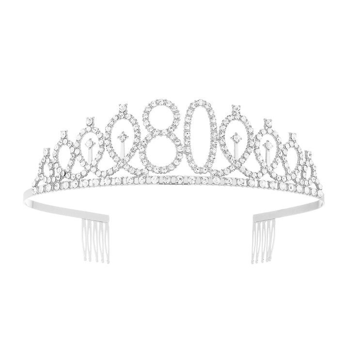 Women's Crystal-Embellished Tiara with Elegant Design Stornfield
