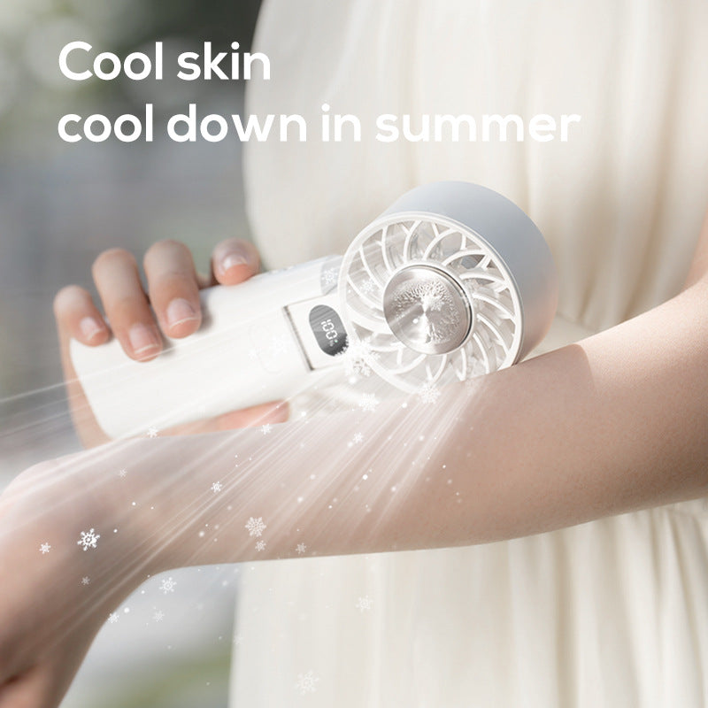 Unisex portable Mini Fan with Digital Display Stornfield