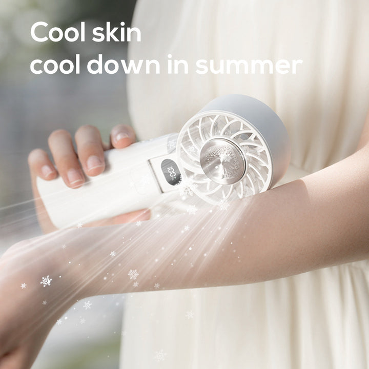 Unisex portable Mini Fan with Digital Display Stornfield