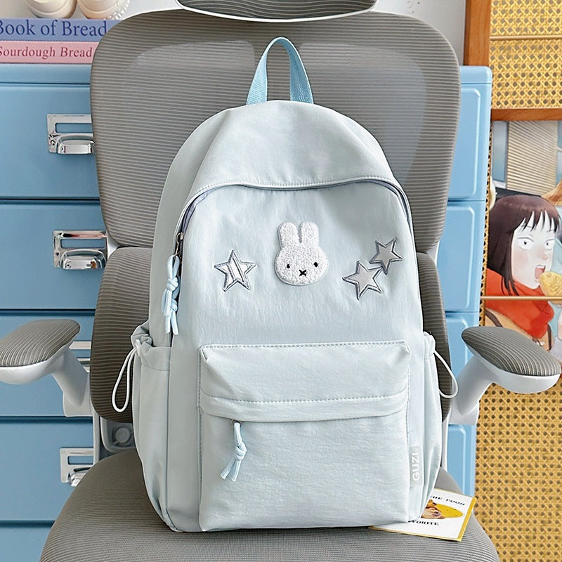 Cute Bunny-Embellished Backpack Stornfield