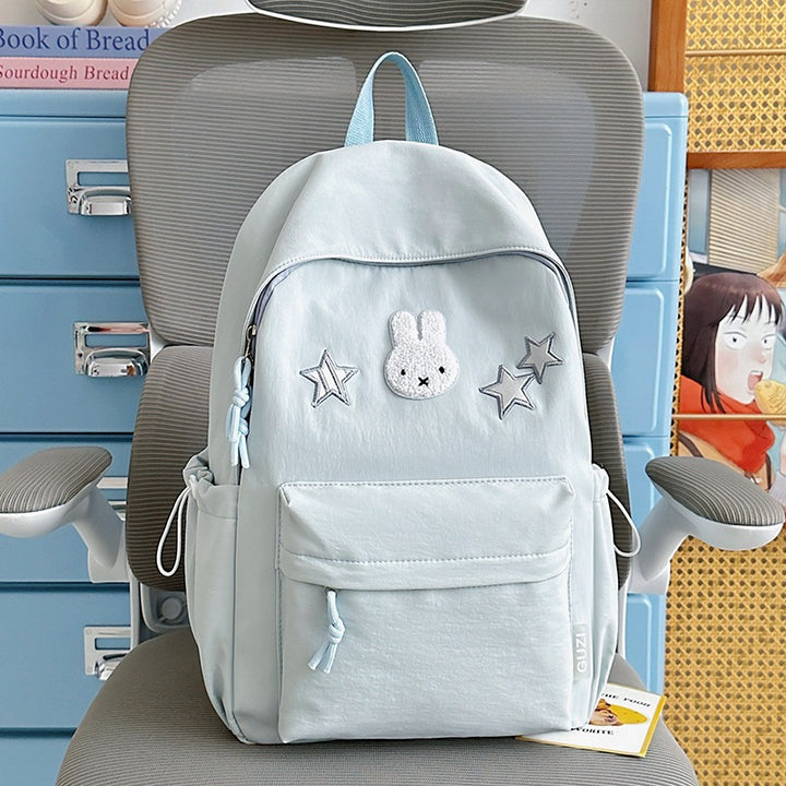 Cute Bunny-Embellished Backpack Stornfield
