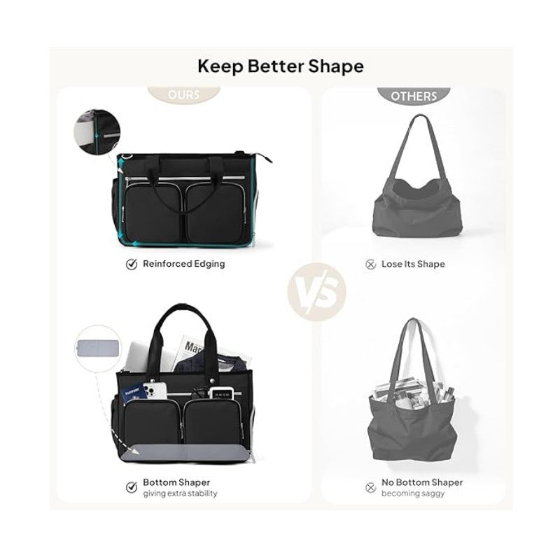 Multifunctional Tote Bag with Insulated Compartment System Stornfield