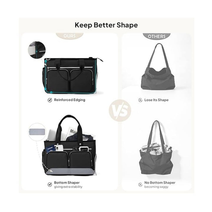 Multifunctional Tote Bag with Insulated Compartment System Stornfield