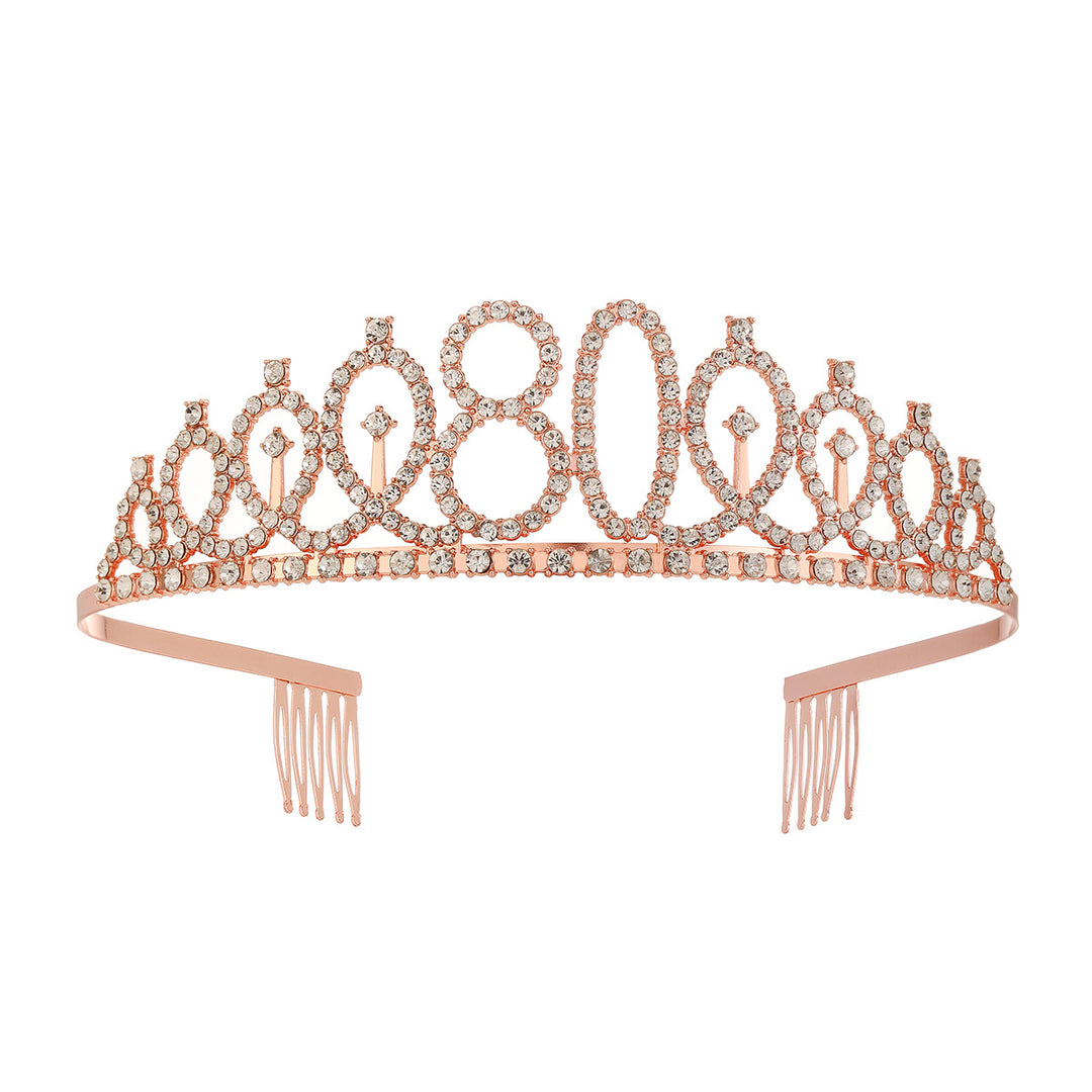 Women's Crystal-Embellished Tiara with Elegant Design Stornfield
