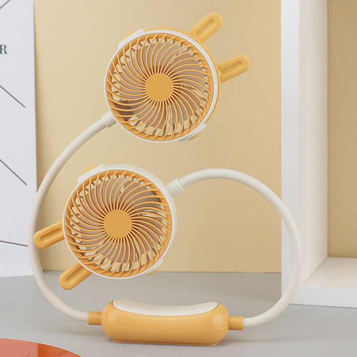 Women's Portable Mini Neck Fan with Dual Blower Stornfield
