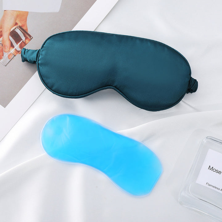 Women's nan silky soft sleep mask with removable gel cooling pad and adjustable comfort strap Stornfield