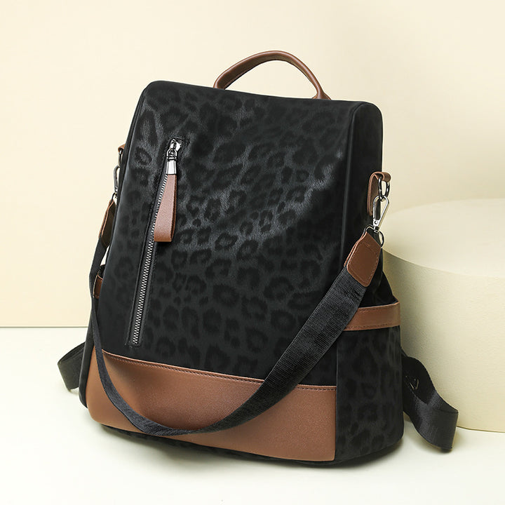 Chic Leopard Print Backpack Stornfield