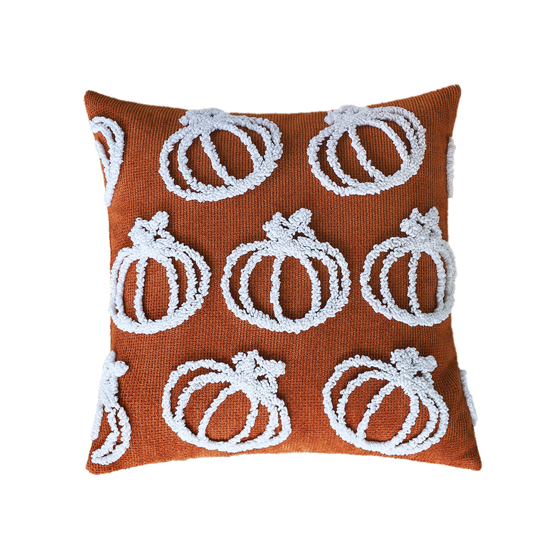 Fluffy rectangular pillowcase with plush relief and concealed zipper Stornfield