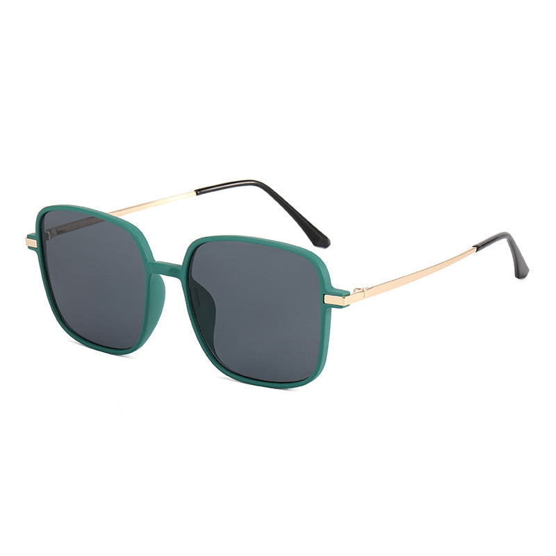 Women's square designer glasses with delicate metal frame Stornfield