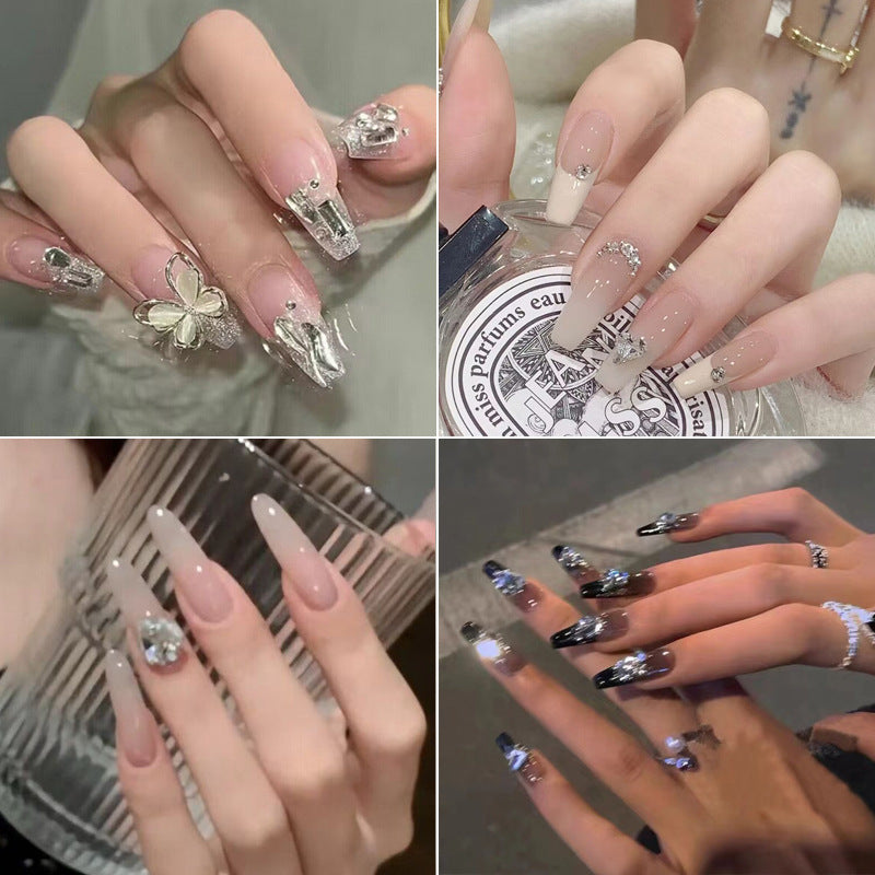 Floral-Inspired Elegant Press-On Nail Design Stornfield
