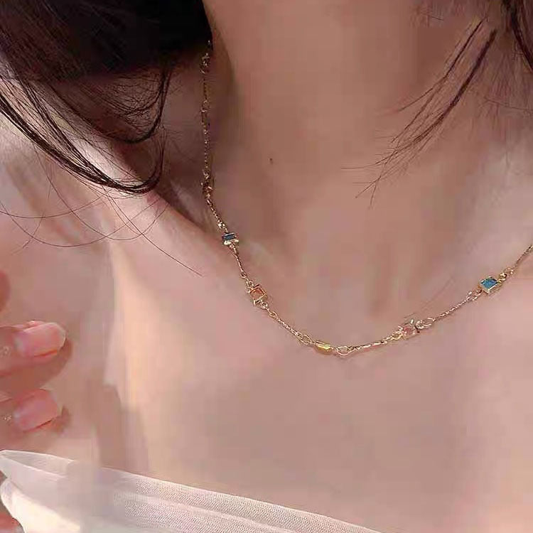 Dainty Colorful Link Necklace Stornfield