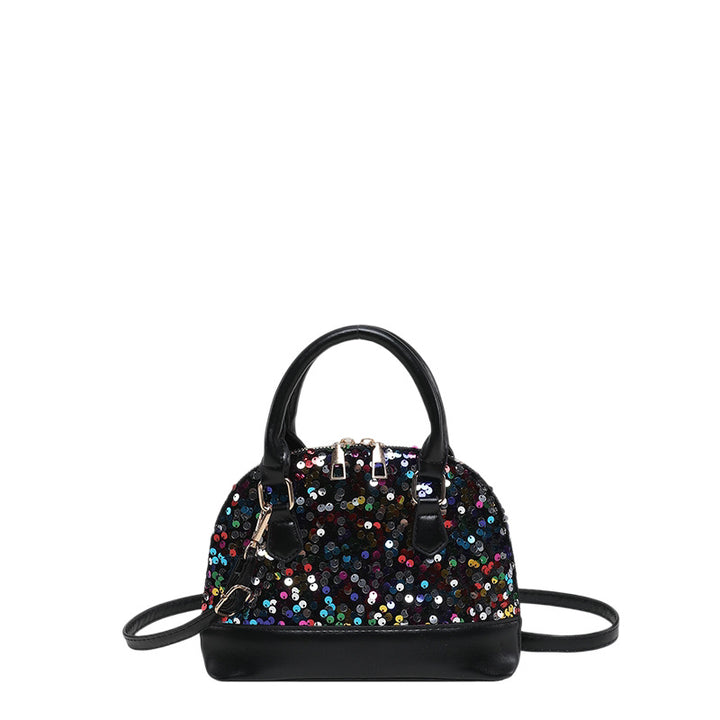 Sequin-Embellished Handbag