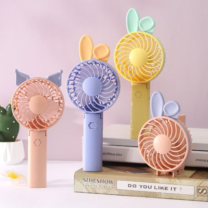 Unisex Funny Handheld Fan with Animal Ears Stornfield